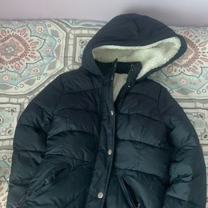 Hollister puffy winter coat